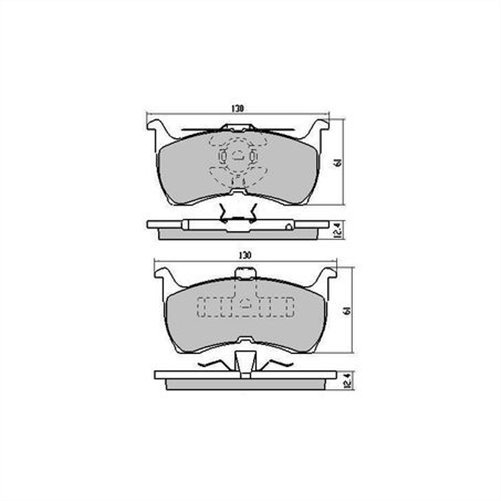 PHANTOM CERAMIC BRAKE PAD SET FORD RDC1109