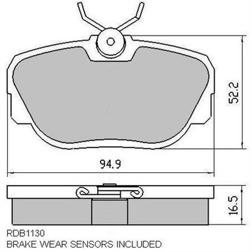 PHANTOM CERAMIC BRAKE PAD SET BMW LAND ROVER RDC1130