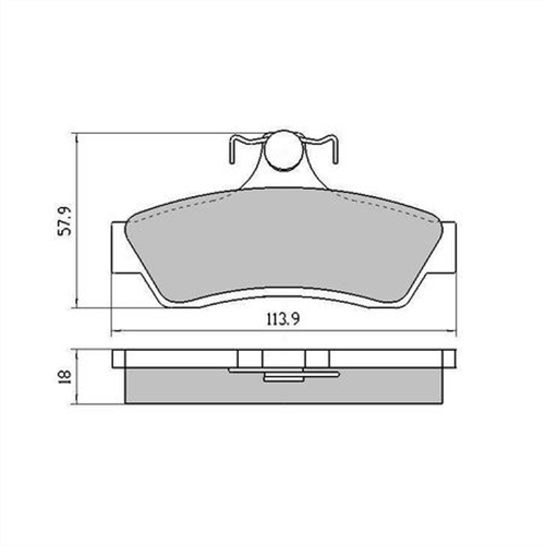 PHANTOM CERAMIC BRAKE PAD SET HOLDEN HSV TOYOTA RDC1332