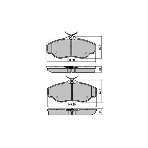 PHANTOM CERAMIC BRAKE PAD SET LAND ROVER RDC1336