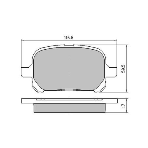 PHANTOM CERAMIC BRAKE PAD SET LEXUS TOYOTA RDC1345