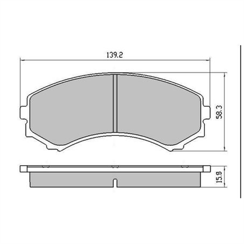 PHANTOM CERAMIC BRAKE PAD SET FORD HOLDEN MAZDA RDC1385