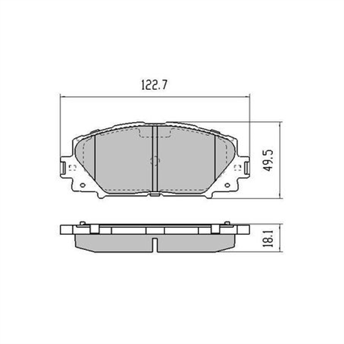 PHANTOM CERAMIC BRAKE PAD SET LEXUS TOYOTA RDC2009