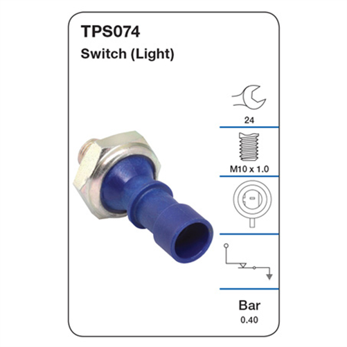 TRIDON OIL PRESSURE SWITCH (LIGHT) TPS074