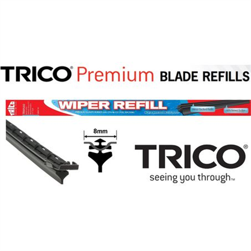 WIPER BLADES REFILL 8MM WIDE 560MM 2PK TRM560