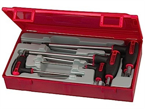 TENG 7PC T-HANDLE AF HEX DRIVER SET - TC-TRAY