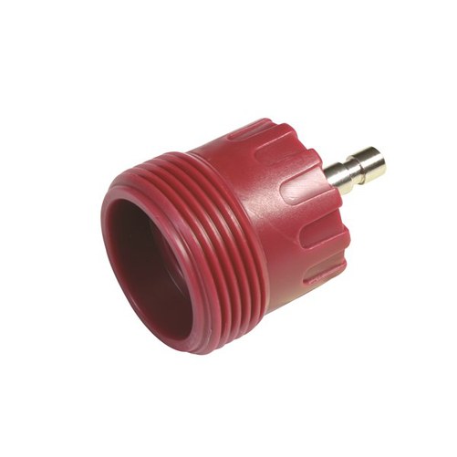 Radiator Cap Pressure Tester Adaptor - Red M48 Screw