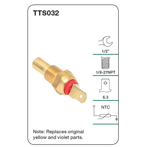 TRIDON WATER TEMP SENDER (GAUGE)