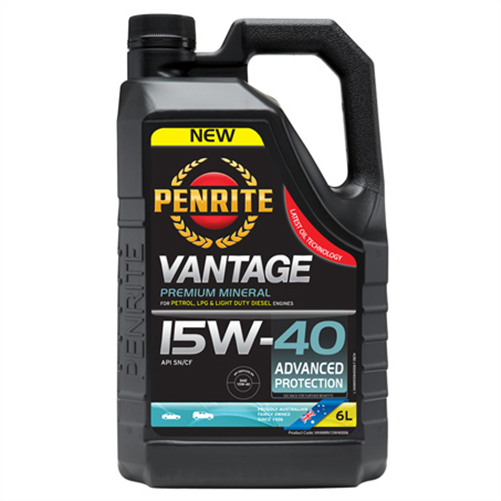 Vantage Premium Mineral 15W-40 Engine Oil 6L