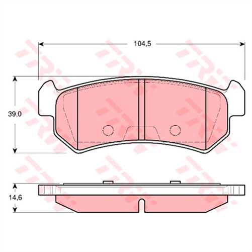 Brake Pad Set (DB1690)