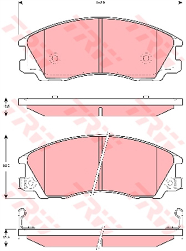 Brake Pad Set (DB1745)