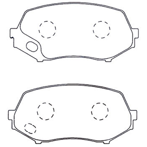 FRONT DISC BRAKE PADS -  MITSUBISHI CANTER FE/FG  02-