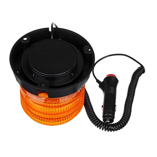 LED AMBER BEACON 12/24V FIXED BASE