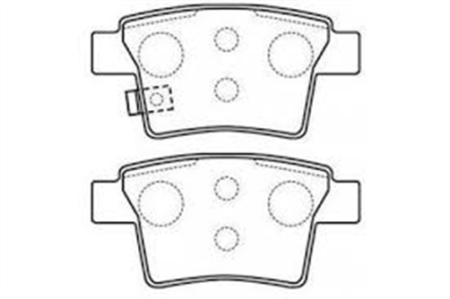 REAR DISC BRAKE PADS - FORD MONDEO III 01-05