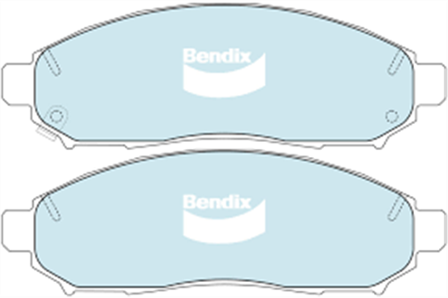 FRONT DISC BRAKE PADS - NISSAN PATHFINDER R51 CERAMIC 05-