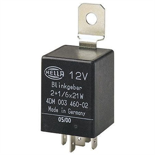 Flasher Relay 12V Electronic 126W (Max) - 5 Terminals