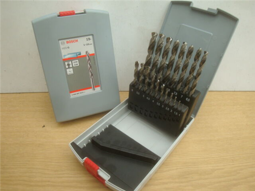 BOSCH METAL DRILL BIT SET 1-10MM 19PCE