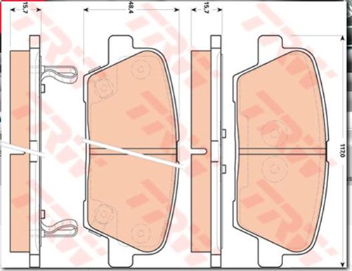 Brake Pad Set (DB2178)