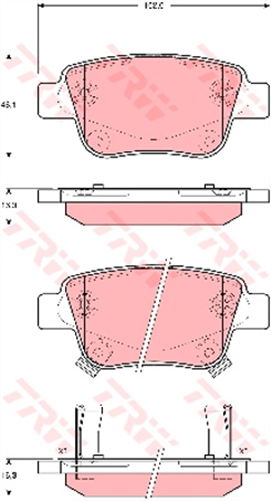 Brake Pad Set (DB1914)