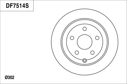 Disc Brake Rotor 302mm x 20 Min