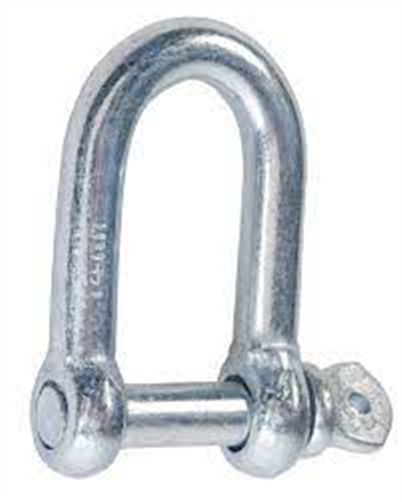 DEE SHACKLE 6MM GALVANISED