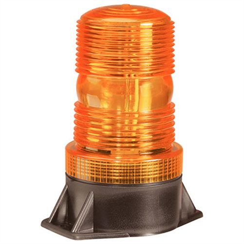 L.E.D Quad Flash Strobe Light (Amber) Flange Base