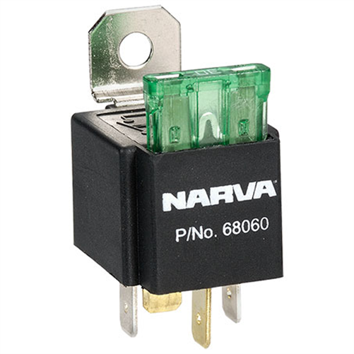 RELAY-12V 30A 4PN W/ 30A FUSE