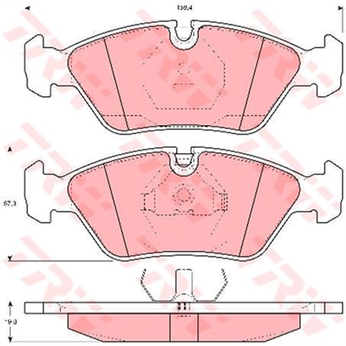 Brake Pad Set (DB256)