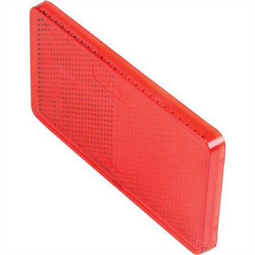 Reflector Rectangle Red 55 X 105mm - 50 Pce