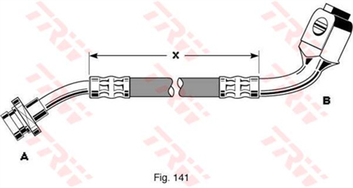 Brake Hose Left Front