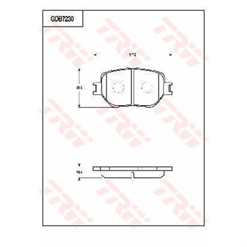 DTEC Brake Pad Set