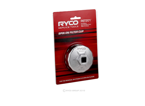 RYCO (SPIN-ON) WRENCH CUP RST201