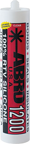 ABRO RTV SILICONE SEALANT WHITE CARTRIDGE