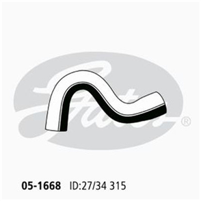 GATES RADIATOR HOSE UPPER 05-1668