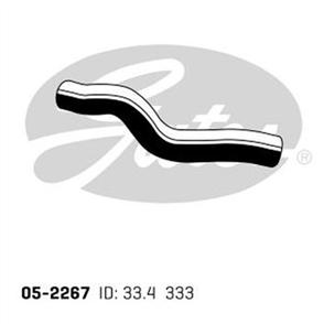 GATES RADIATOR HOSE UPPER 05-2267