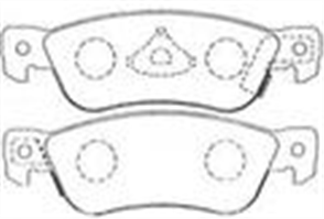 REAR DISC BRAKE PADS - HOLDEN JACKAROO 87-92