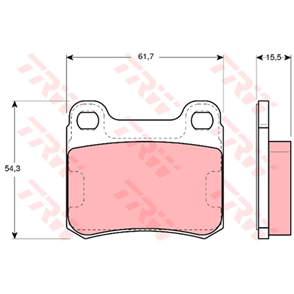 Brake Pad Set (DB433)