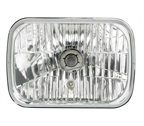 Semi Sealed Beam Rectangle 142 x 200mm Globe Style H4