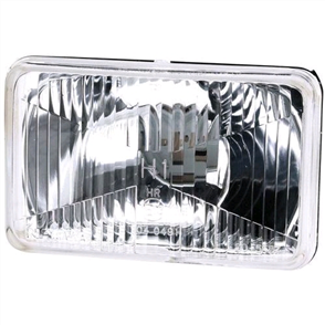 Semi Sealed Beam Rectangle 165 X 100mm Globe Style H1