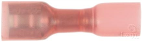 Crimp Terminal Female Blade Red Terminal Entry 6.3 x 0.8mm Heat Shrink