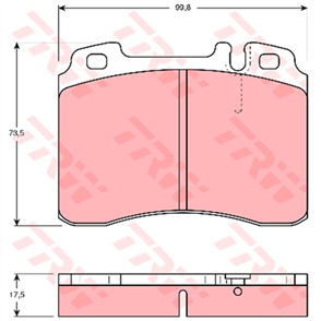 Brake Pad Set (DB1320)