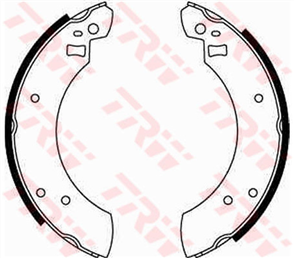 Brake Shoe 228mm x 45mm