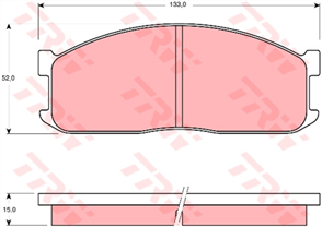 DTEC Brake Pad Set (DB388)