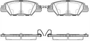 FRONT BRAKE PADS AUDI