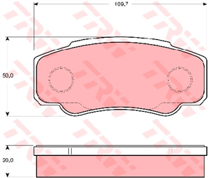 Brake Pad Set (DB961)