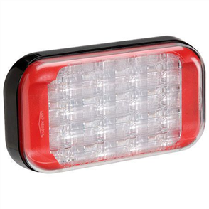 LED Strobe Red 9 to 33V Permanent Mount