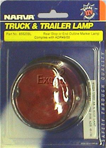 Rear Marker Light Red Incandescent