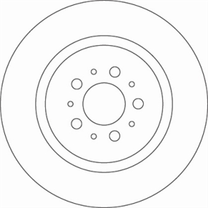 Disc Brake Rotor 319.8mm x 25 Min