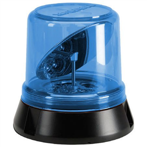 Hi Optics LED Rotating Beacon Blue 12 or 24V Permanent Mount