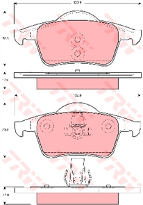 Brake Pad Set (DB1456)